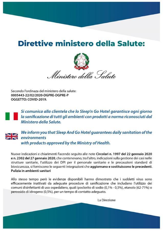 Sleep'N Go Hotel Fiumicino Exterior foto